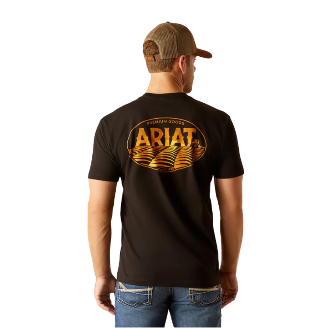 Ariat Men's Farm Fields Black T Shirt