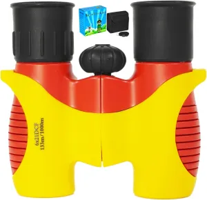 Compact Mini Binoculars for Kids  8x21 Zoom Kids Binoculars Toy Gift Shock Proof for 3 4 5 6 7 8 9 10 11 12 13 Years Old Boys Girls Bird Watching Sporting Events Children Best Present