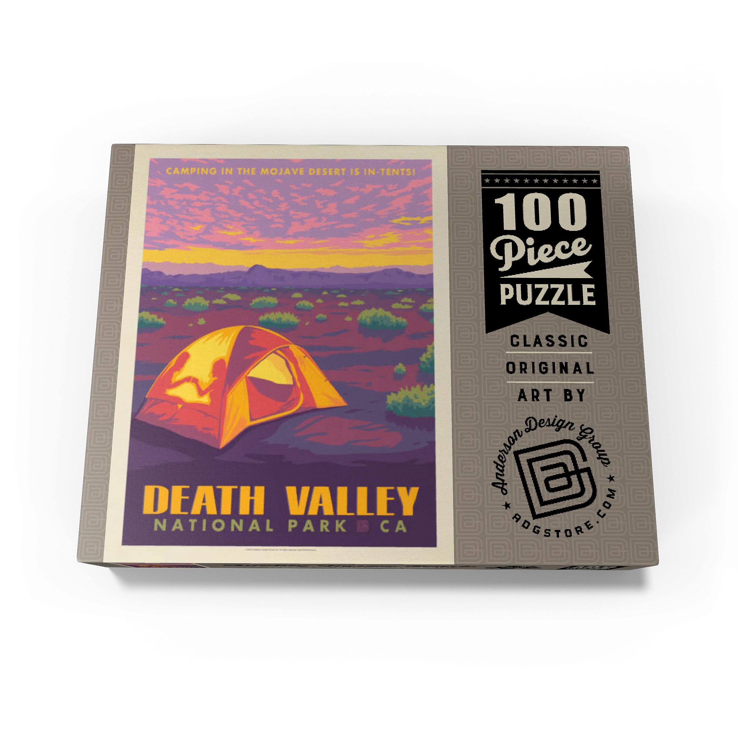 Death Valley National Park: Camping, Vintage Poster