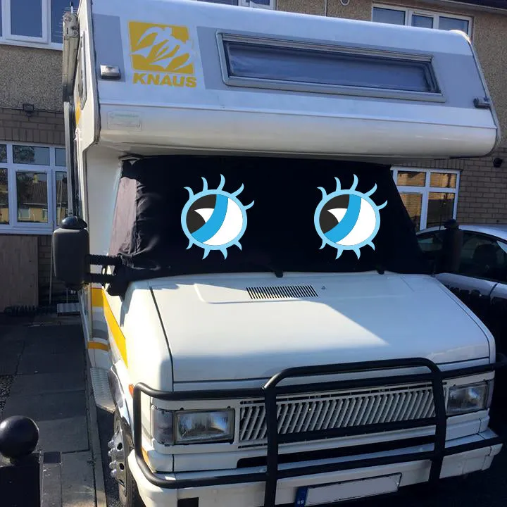 Ducato, Trafic, Talbot Express, J5 Motorhome Screen Wrap 1981-1993 - Betty Eyes