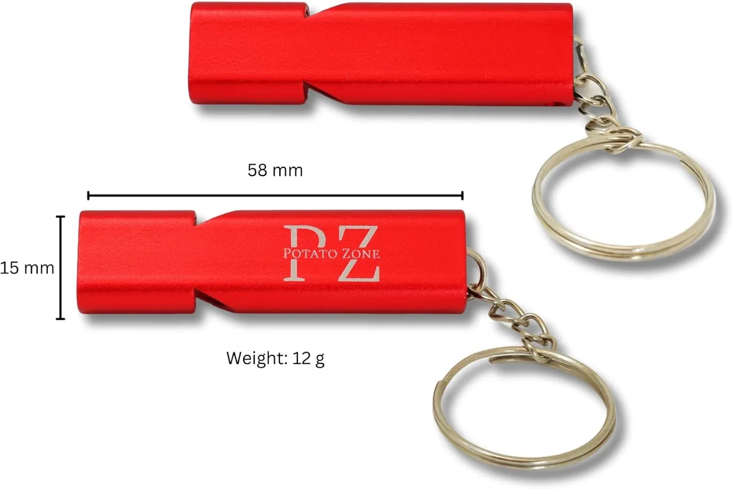 Emergency Whistle  Survival Keychain Whistle Emergency  120db Loud Safety Whistle for Protection, Camping, Hiking, Sports, Dog Training  Portable Metal Whistle