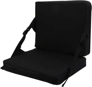 Indoor & Outdoor Folding Chair Cushion, Foldable Portable Stadium Seat,Chair Cushion for Sports Events, Outing, TravellingHiking, Fishing