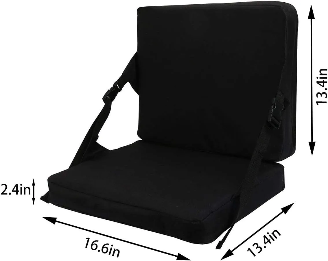 Indoor & Outdoor Folding Chair Cushion, Foldable Portable Stadium Seat,Chair Cushion for Sports Events, Outing, TravellingHiking, Fishing
