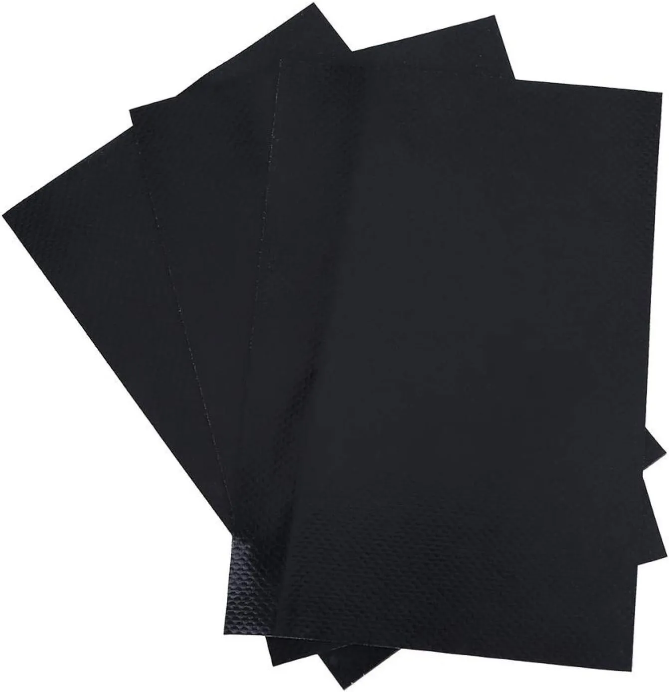 Inflatable Boat Repair Kit PVC, 3pcs PVC Repair Patches Kit Set Inflatable Boat Repair Patches for Inflatable Raft Boat Canoe Kayak(Black)