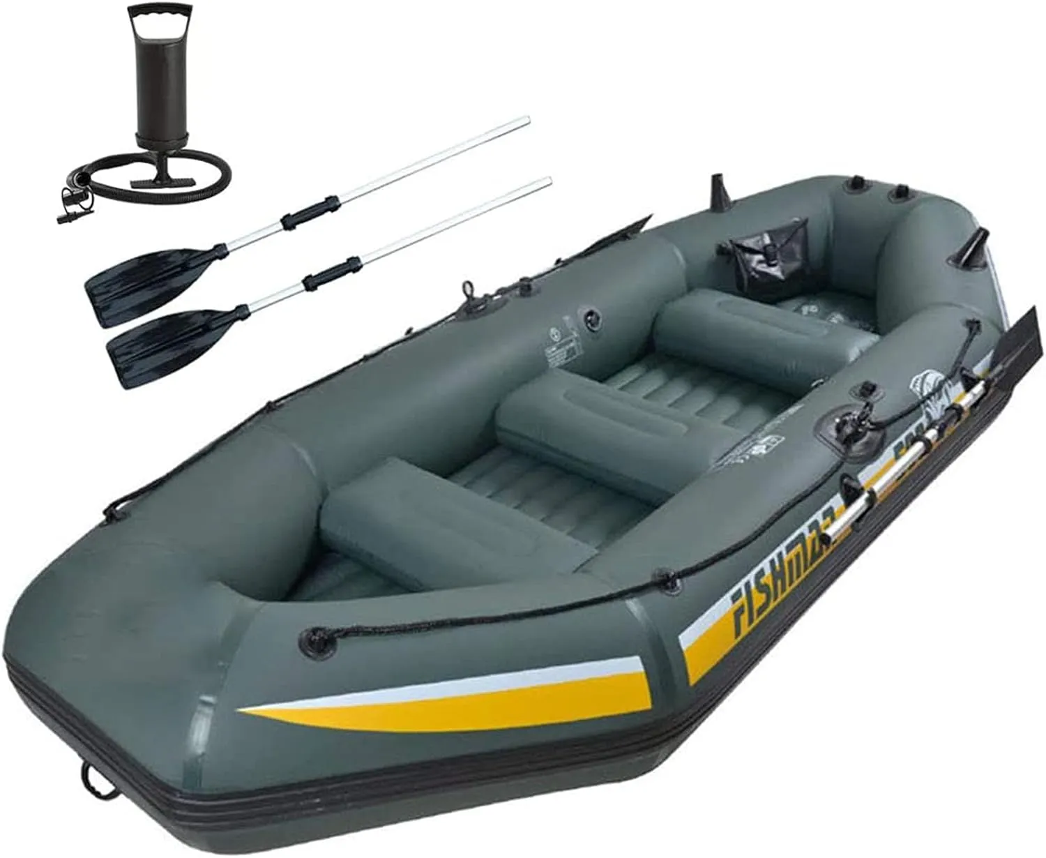Inflatable Rafts for Adults Heavy Duty, Inflatable Boat for Adults Kids PVC Inflatable Boat for Drifting Diving Fishing Rowing Air Boat