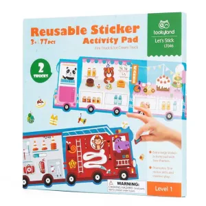 Jar Melo Reusable Sticker Activity Pad Craft Kit