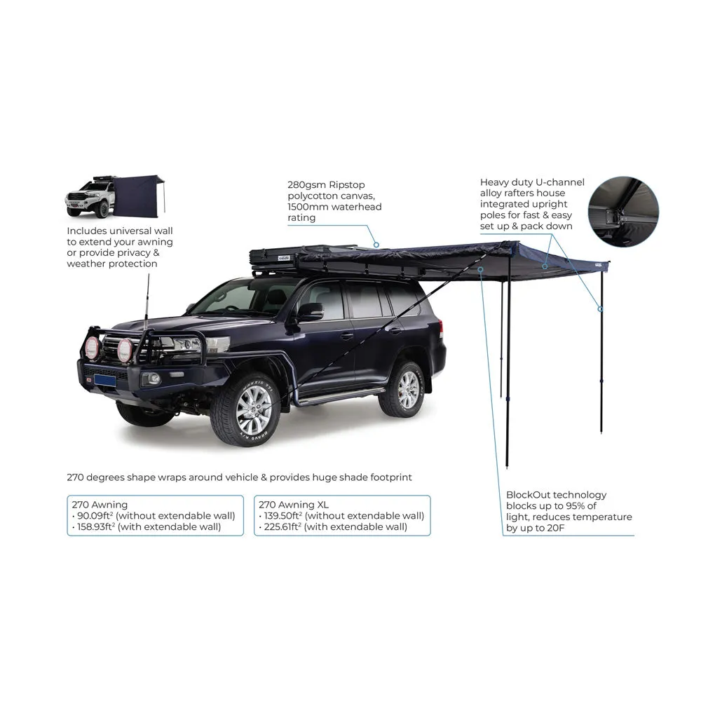 Kakadu - Blockout 270 Awning XL