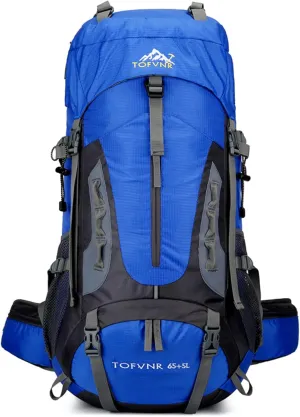 kingsea 70L Large Camping Hiking Backpack, Lightweight Nylon Trekking Rucksack,For Men Women Outdoor Large Capacity Sports Mountaineering Backpack Climbing Travel Waterproof Daypack