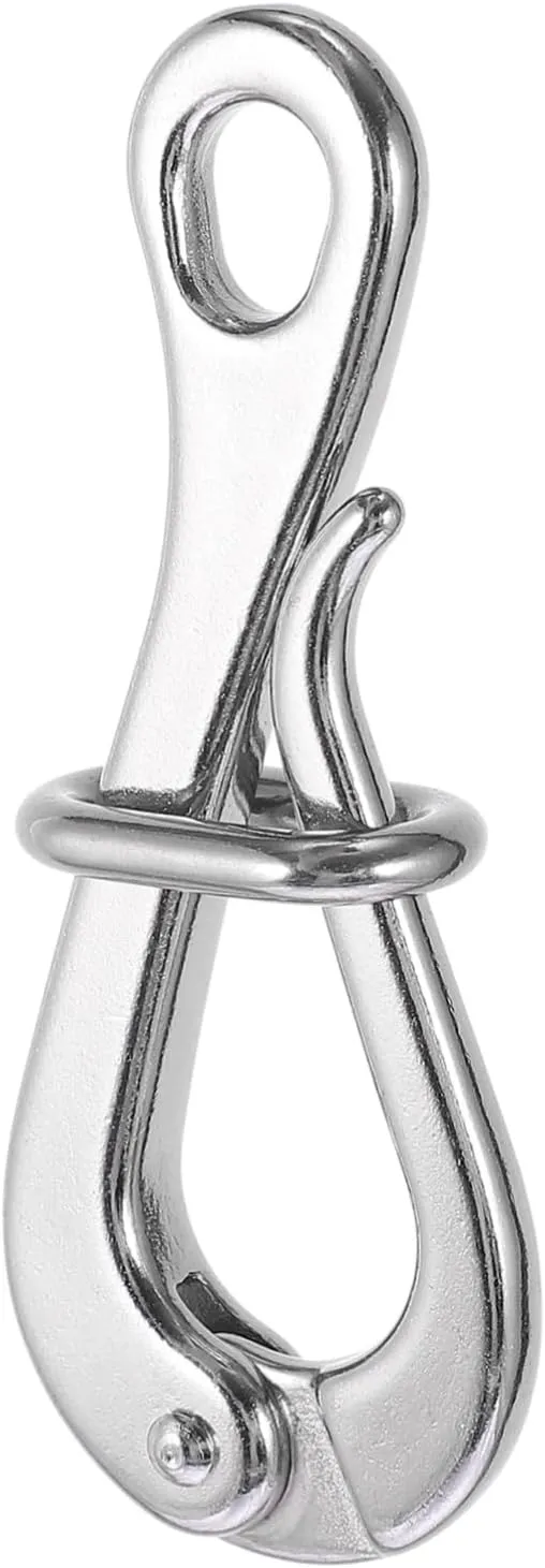 Kisangel 1pc Quick Release Hook for Lifeboats Rafts Snap Hook for Fishing Assembly Design