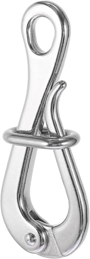 Kisangel 1pc Quick Release Hook for Lifeboats Rafts Snap Hook for Fishing Assembly Design