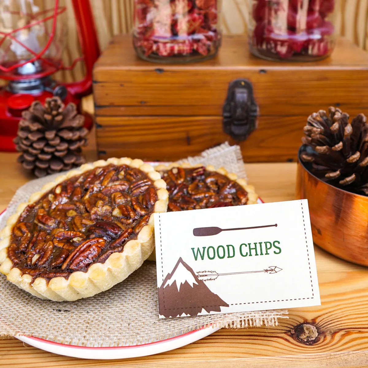 Lumberjack Party Food Labels | Woodland Forest Fun