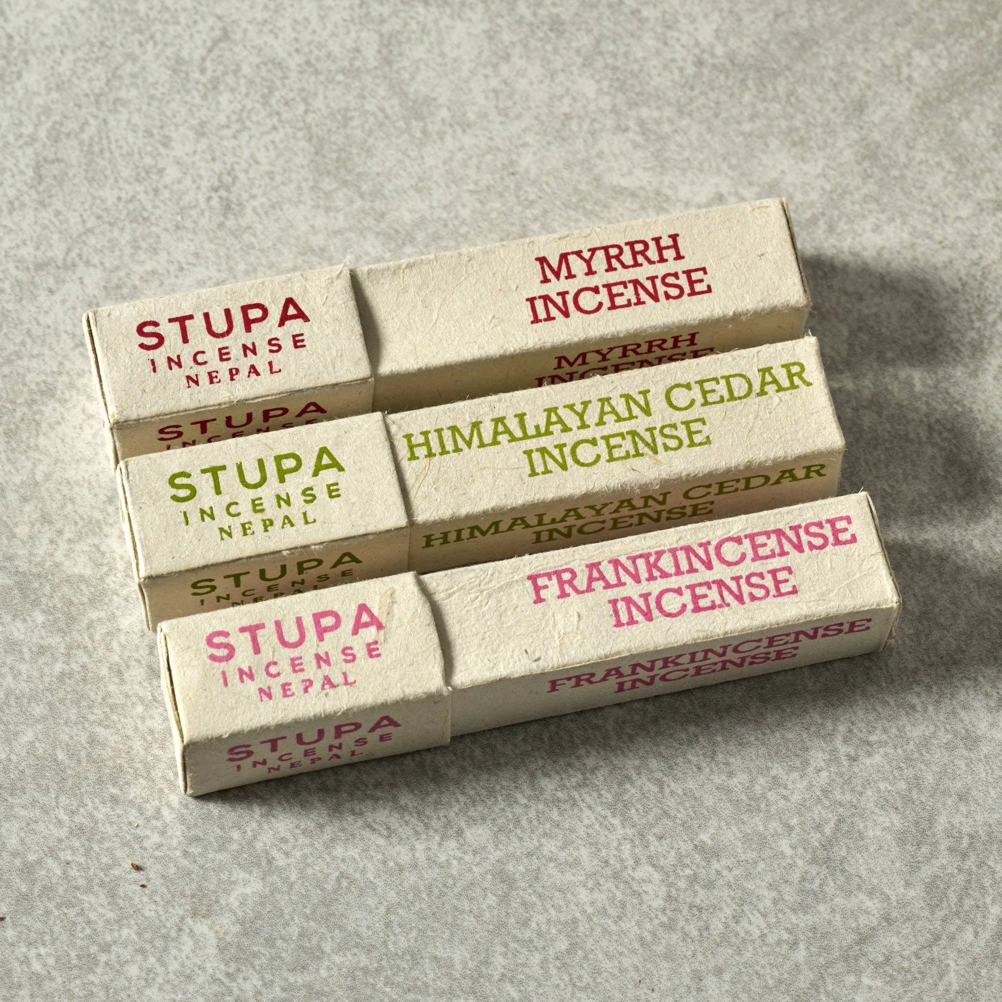 Myrrh Incense Sticks & Holder - Set of 15