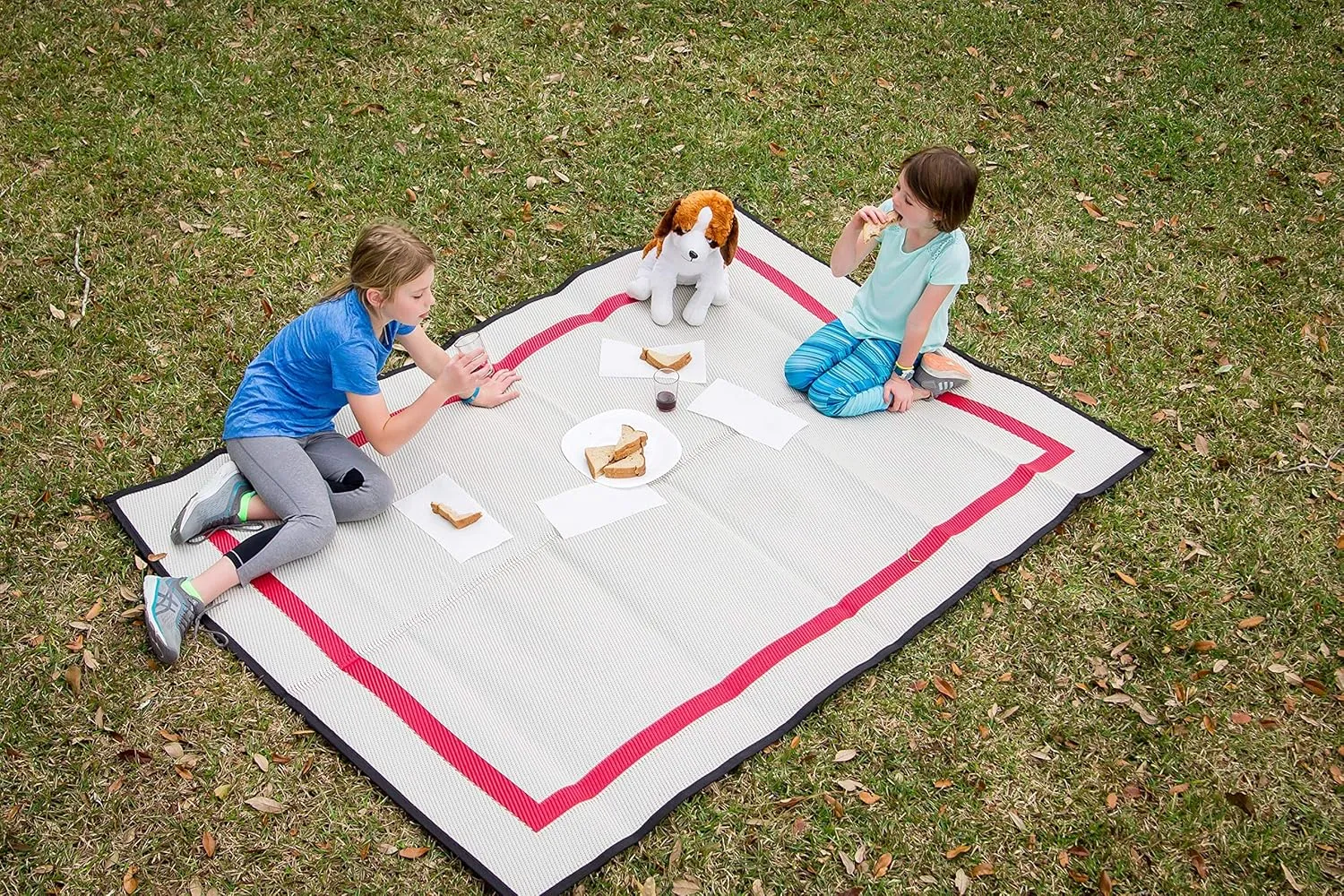 Premium Outdoor RV Patio Mat  Extra Thick 5mm Recycled Polypropylene Rug  Heavy-Duty, Waterproof, Reversible  Luxury Mat for Camping, Beach, Deck, Campsite