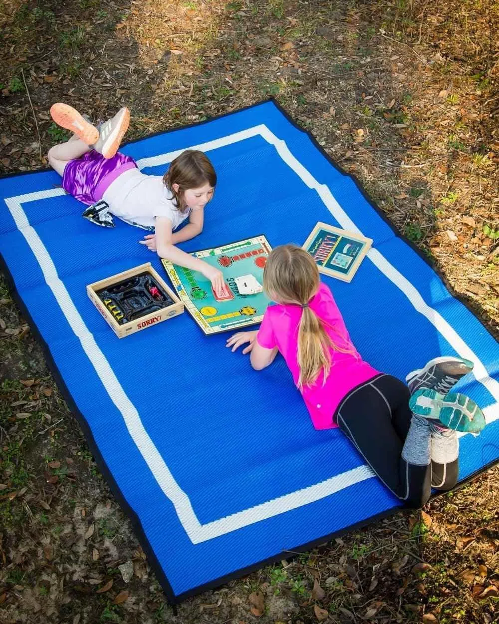 Premium Outdoor RV Patio Mat  Extra Thick 5mm Recycled Polypropylene Rug  Heavy-Duty, Waterproof, Reversible  Luxury Mat for Camping, Beach, Deck, Campsite