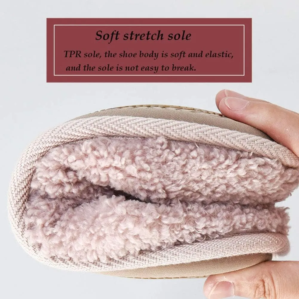 Tuiyata Cute Animal Slippers for Women Mens Winter Warm Memory Foam Cotton Home Slippers Soft Plush Fleece Slip on House Slippers for Girls Indoor Outdoor Shoes