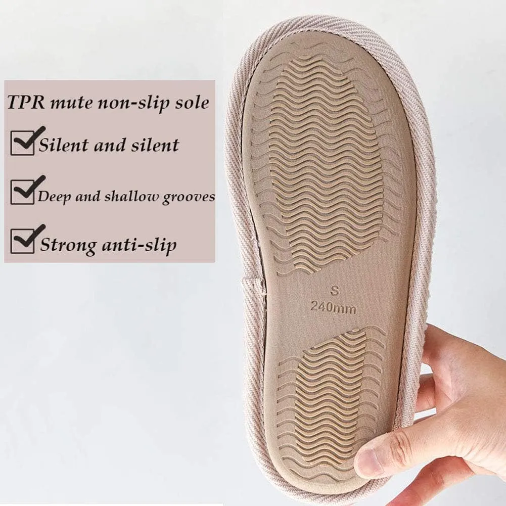 Tuiyata Cute Animal Slippers for Women Mens Winter Warm Memory Foam Cotton Home Slippers Soft Plush Fleece Slip on House Slippers for Girls Indoor Outdoor Shoes